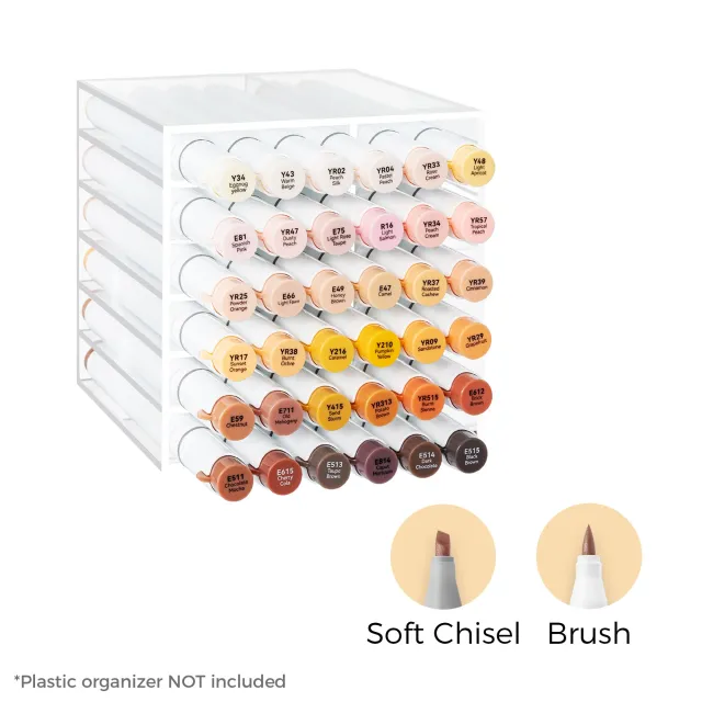 Honolulu² S 36 hudtoner (Brush & Soft Chisel)