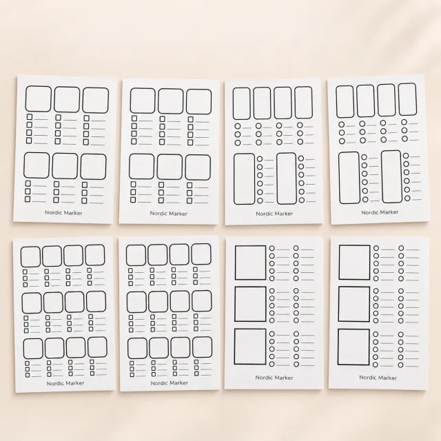 Øvelsesark til blending og design (PDF)